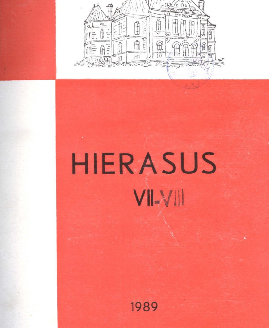 Hierasus: VII-VIII/1989