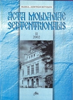 Acta Moldaviae Septentrionalis: II/2002