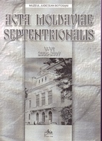 Acta Moldaviae Septentrionalis: V – VI/2006-2007
