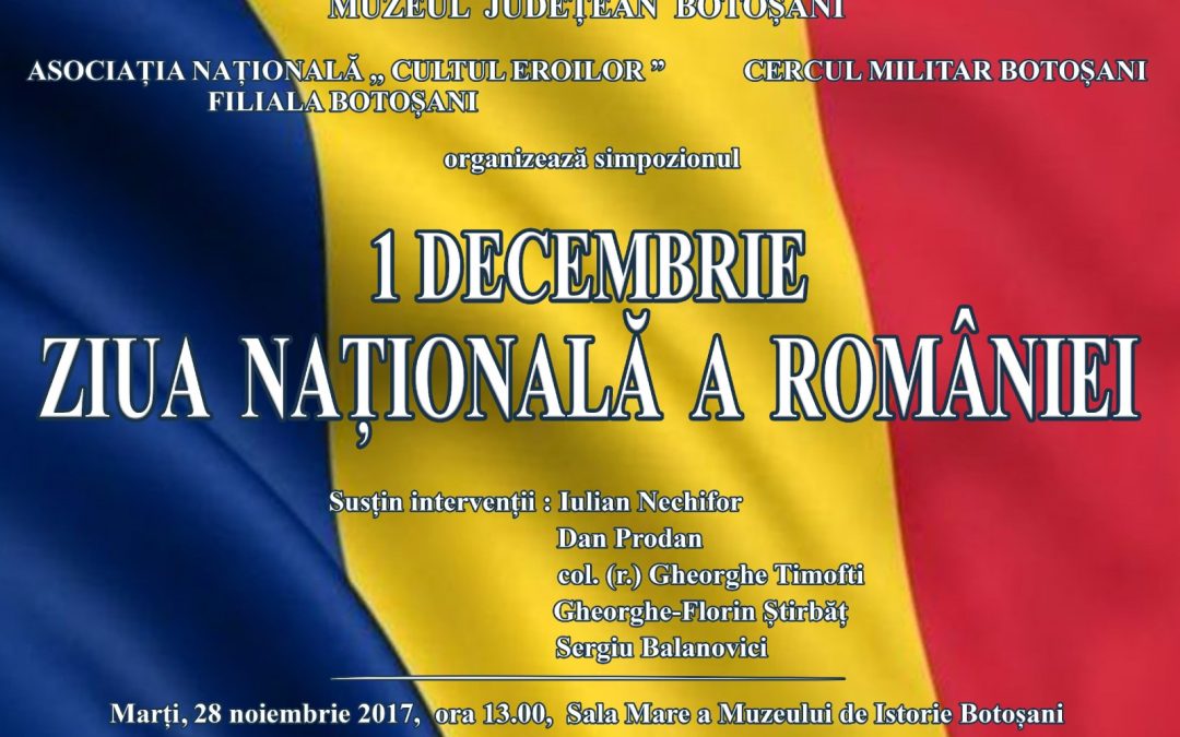1 Decembrie – Ziua Naţională a României