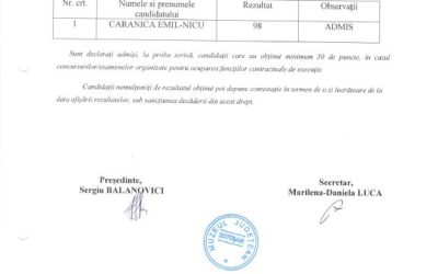 Examen de promovare in grad profesional superior IA