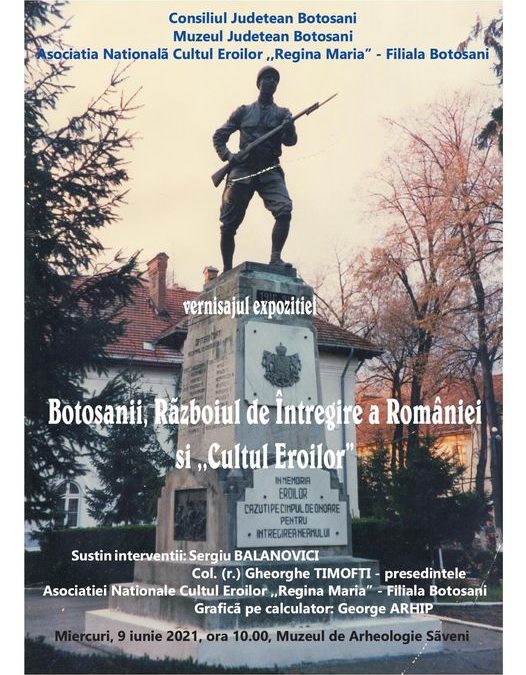 Botoşanii, Războiul de Întregire a României şi „Cultul Eroilor”